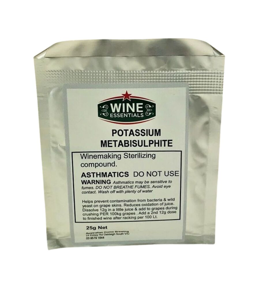 Potassium metabisulphite 500g — wine making kit and supplies