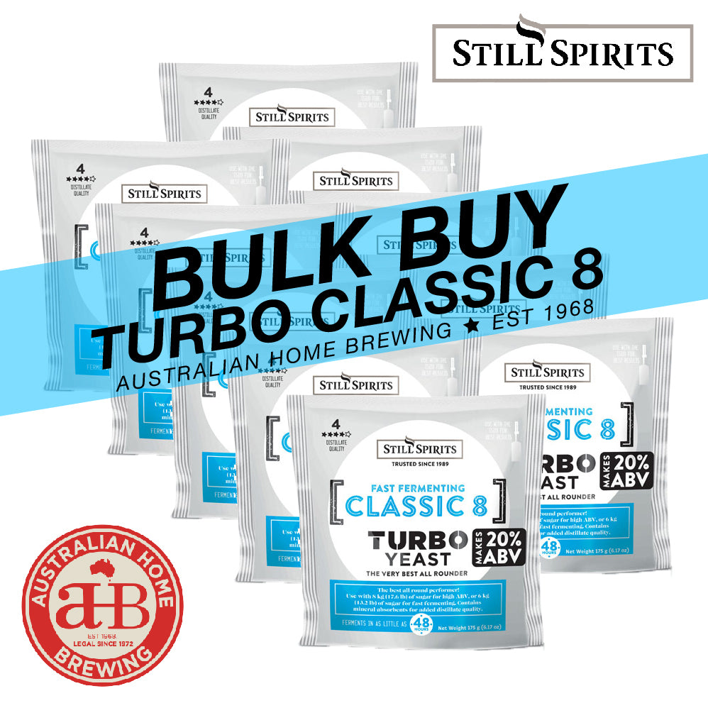 6 Pack - Turbo classic 8 Yeast