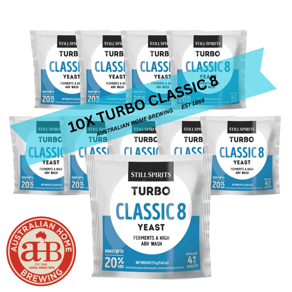Still Spirits Turbo Classic 8 Yeast & Turbo Clear 10 pack