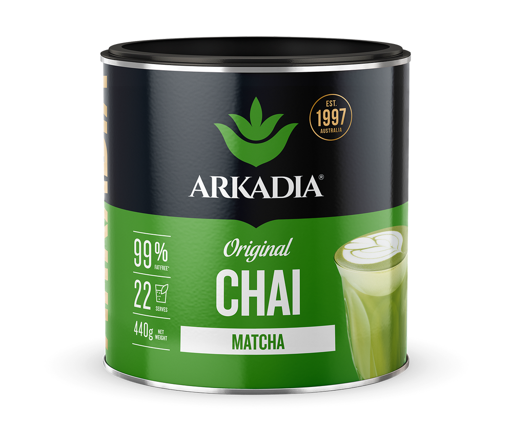 Arkadia Matcha Latte Chai 440g — café and beverage supplies