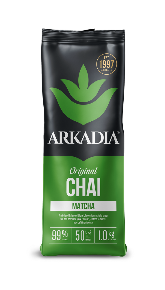 12 PACK Arkadia Matcha Latte Chai 1KG