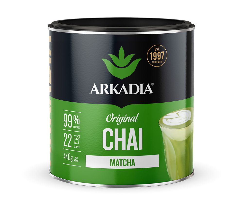 Arkadia Matcha Latte Chai 440g x2