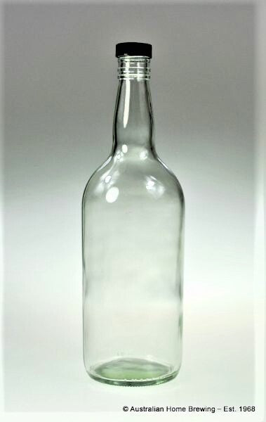 8 x Spirit Bottle Glass 1125ml & cap