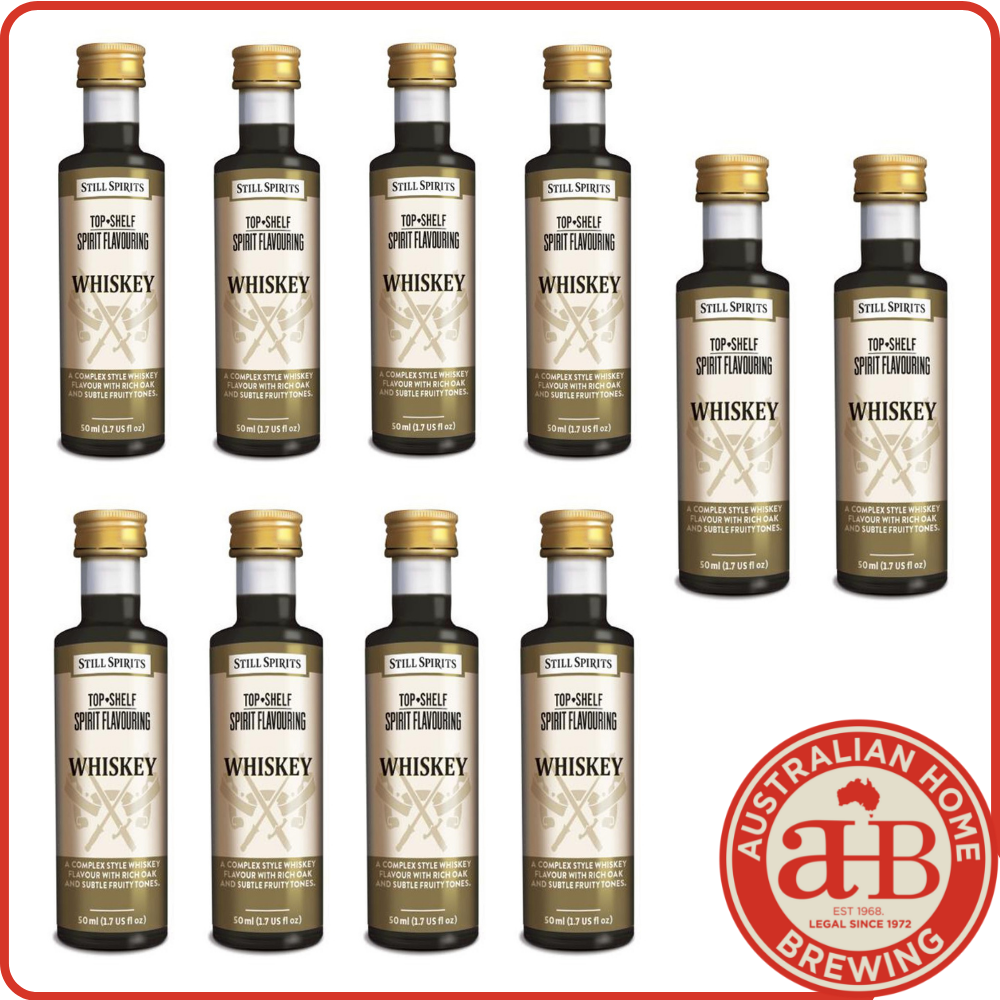 10 x Still Spirits Top Shelf Whiskey / scotch whiskey