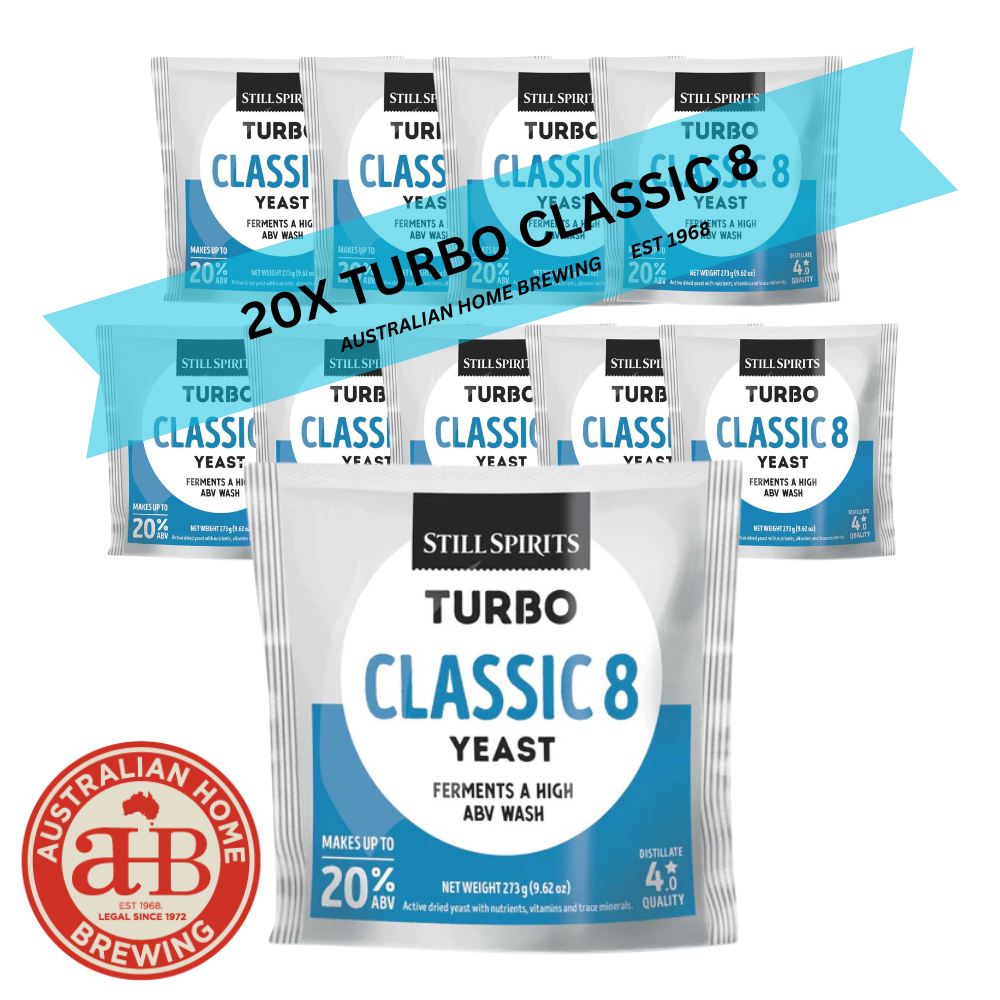 Still Spirits Turbo Classic 8 Yeast & Turbo Clear 20 pack