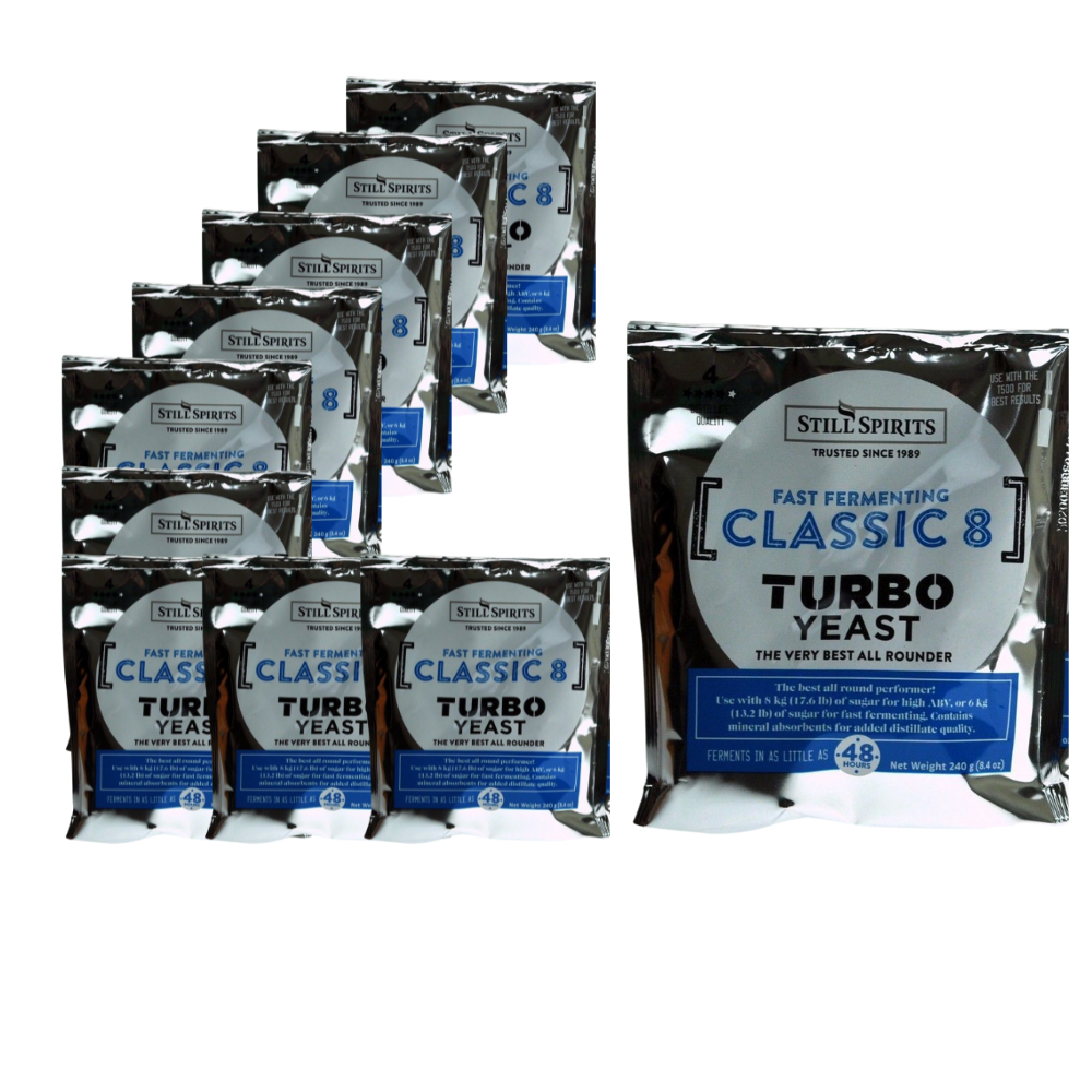 Still Spirits Turbo Classic 8 Yeast & Turbo Clear 10 pack