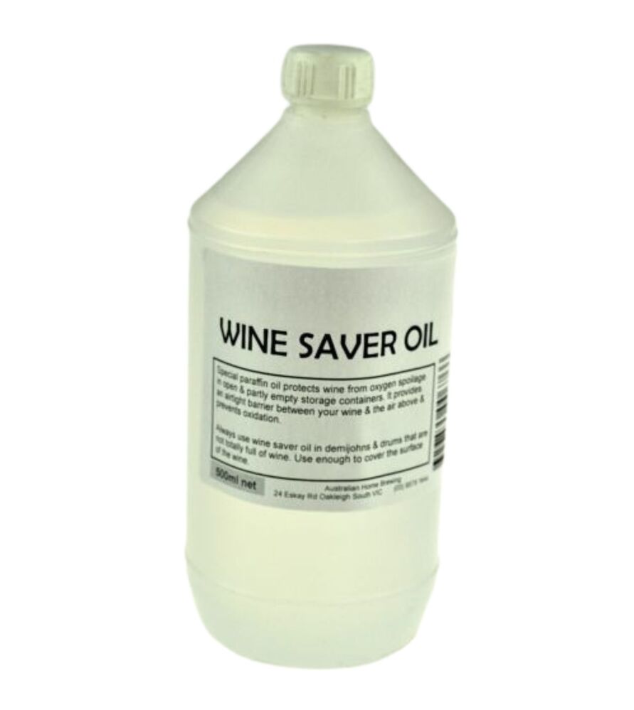 Wine saver Paraffin Oil  1 Lt — brewing additive for homebrewing